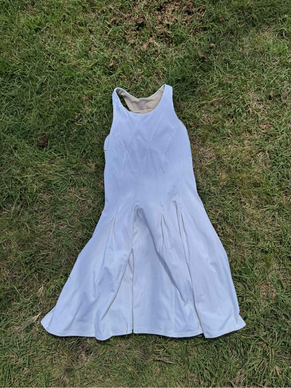 lululemon athletica White Sleeveless Midi Dress